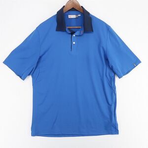 Kjus Superload Golf Polo Shirt Mens XL Blue‎ Short Sleeve